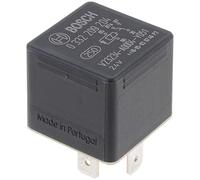 Bosch 0332209204 Mini relé de 24 V 20 A, IP5K4, temperatura de funcionamiento de -40 ° a 85 °C, relé de 5 pines con diodo