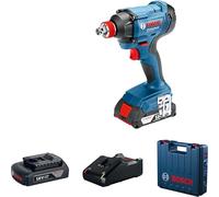 Klucz udarowy Bosch GDX 180-LI 18 V 1/4" + 2 x akumulator 2 Ah