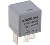 Bosch 0986332002 Mini relé de 12 V 70 A, IP5K4, temperatura de funcionamiento de -40 ° a 85 °C, relé de 4 pines