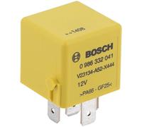 Bosch Relé mini 0986332041 – 12 V 40 A, 5 pines, IP5K4, -40 a 85 °C