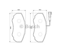 Bosch 0986424703 - Forro de freno