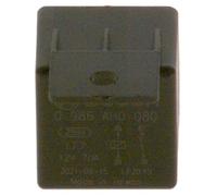 Bosch 0986AH0080 Relé de potencia de 12 V 20 A, IP5K4, temperatura de funcionamiento de -40 ° a 125 °C, relé de 4 pines con soporte