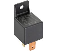 Bosch 0986AH0081 Relé de potencia de 24 V 30 A, IP5K4, temperatura de funcionamiento de -40 ° a 125 °C, relé de 4 pines con soporte