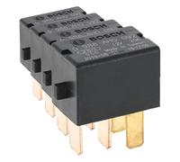 Bosch 0986AH0092 Micro relé de 12 V 20 A, IP5K4, temperatura de funcionamiento de -40 ° a 125°C, relé de 4 pines (Paquete de 4)