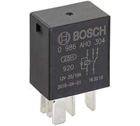 Bosch 0986AH0304 - Microrelé (12 V, 20 A, 5 terminales, IP5K4, resistencia a temperaturas de -40 °C a 85 °C
