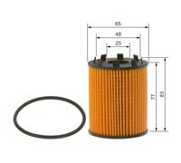 BOSCH 1 457 429 256 Filtro Gasolina para Abarth, Alfa Romeo, Citroën, Fiat, Ford