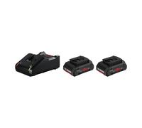 Bosch 1 600 A01 BA3 Starter Set Standard con 2 Baterías ProCORE18V 4.0Ah y Cargador GAL 18V-40, Juego Batería y Cargador Litio 18V 4Ah