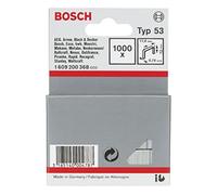 Bosch 1 609 200 367 - Pack de 1000 grapas de alambre fino tipo 53 (11,4 x 0,74 x 12 mm)
