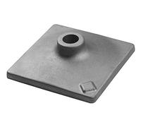 Bosch 1 618 633 102 - Placa pisón, 150 x 150 mm, pack de 1