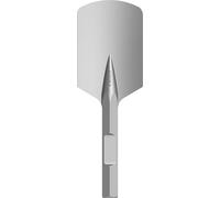 Bosch Cincel pala con 28 mm hexagonal, redondeado, 400 x 135 mm