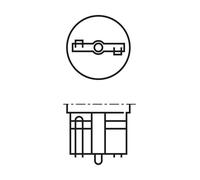 BOSCH 1 987 301 033 Bombilla, Puerta Zona Luz para ,Abarth, Alfa Romeo, Alpina