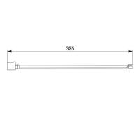 BOSCH 1 987 474 567 Aviso Contacto,Desgaste Pastilla Freno para Bentley, VW