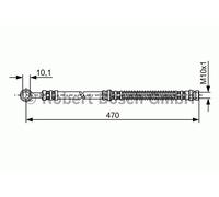 Bosch Tubo flexible de frenos 1 987 476 775