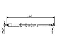 Bosch 1 987 481 290 freno Manguera