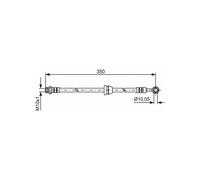 Bosch 1 987 481 388 freno Manguera