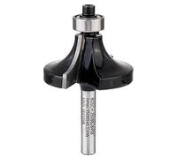 Bosch 1 fresa redondeada Pro, R 12,7, S 6 | Para madera blanda, madera dura, 38,1 mm de diámetro, accesorio profesional, fresadora de cantos