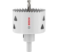 Bosch 1 sierra perforadora con adaptador para varios materiales (para acero, paneles de yeso, diámetro de 64 mm, taladro profesional)