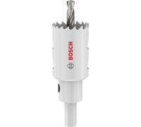 Bosch 1 sierra perforadora con adaptador para varios materiales (para acero, paneles de yeso, diámetro de 29 mm, taladro de accesorios profesionales)