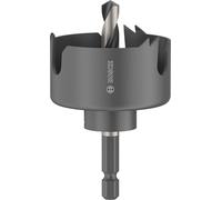 Bosch 1 sierra perforadora para madera y yeso (para paneles de yeso, madera blanda, Ø 48 mm, taladro profesional accesorio)