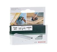 Bosch 1000x Grapa de Tipo 53 (para Madera, Tamaño 12 mm, Anchura 11,4 mm, Accesorios Grapadora Manual)