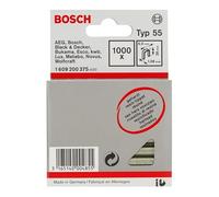 Bosch 1 609 200 375 - Grapa de lomo estrecho tipo 55 resinificada, 6 x 1,08 x 28 mm, pack de 1000