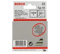 Bosch 1 609 200 375 - Grapa de lomo estrecho tipo 55 resinificada, 6 x 1,08 x 28 mm, pack de 1000