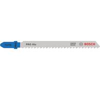 Bosch 100x Hoja de sierra de calar PRO Alu T127D | para Aluminio, Metales no ferrosos, Longitud 100 mm, Professional Accesorios Sierra de calar