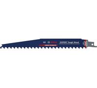 Bosch Professional 10x Hojas de sierra sable Expert `Tough Wood` S 1142 KHM (para Madera tratada a presión, Madera de construcción, Longitud 225 mm, accesorios Sierra sable)