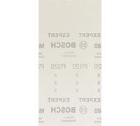 Bosch 10x Malla de lija EXPERT M480 para lijadoras orbitales | para Pintura sobre madera, Madera dura, Ø 115x230 mm, Grano 320, Professional Accesorios Lijadora orbital