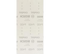Bosch 10x Malla de lija EXPERT M480 para lijadoras orbitales | para Pintura sobre madera, Madera dura, Ø 115x230 mm, Grano 400, Professional Accesorios Lijadora orbital