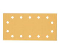 Bosch 10x Papel de lija EXPERT C470 con 14 agujeros | para Pintura sobre madera, Madera dura, Ø 115x230 mm, Grano 120, Professional Accesorios Lijadora orbital