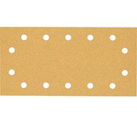 Bosch 10x Papel de lija EXPERT C470 con 14 agujeros | para Pintura sobre madera, Madera dura, Ø 115x230 mm, Grano 60, Professional Accesorios Lijadora orbital