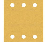 Bosch 10x Papel de lija EXPERT C470 con 6 agujeros para lijadoras orbitales | para Pintura sobre madera, Madera dura, Ø 115x107 mm, Grano 180, Professional Accesorios Lijadora orbital