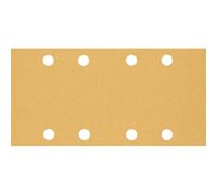 Bosch 10x Papel de lija EXPERT C470 con 8 agujeros para lijadoras orbitales | para Pintura sobre madera, Madera dura, Ø 93x186 mm, Grano 80, Professional Accesorios Lijadora orbital