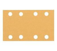Bosch 10x Papel de lija EXPERT C470 con 8 agujeros para lijadoras orbitales | para Pintura sobre madera, Madera dura, Ø 80x133 mm, Grano 100, Professional Accesorios Lijadora orbital