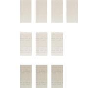 Bosch 10x Set de malla de lija EXPERT M480 para lijadoras orbitales | para Pintura sobre madera, Madera dura, Ø 115x230 mm, Grano 4x 80, 3x 120, 3x 180, Professional Accesorios Lijadora orbital