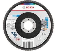 Bosch 15x Disco de láminas X451, G40, G60 para amoladoras angulares pequeñas (para Acero, Aluminio, Ø 125 mm, Grano 60, Professional Accesorios Amoladora pequeña)