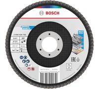Bosch 15x Disco de láminas X451, G80, G120 para amoladoras angulares pequeñas (para Acero, Aluminio, Ø 125 mm, Grano 80, Professional Accesorios Amoladora pequeña)