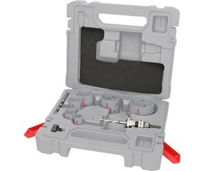 Bosch 15x Set de sierras de corona PRO Multi Material | para Madera blanda, Cartón-yeso, Ø 20-76 mm, Professional Accesorios Taladro
