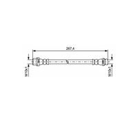 Bosch 1987481583 Tubo Flexible de Frenos