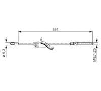 Bosch 1987482371 freno cuerda