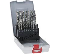 Bosch 19x Set de brocas helicoidales PRO Metal HSS-G | para Metales no ferrosos, Acero, Ø 1-10,00 mm, Accesorios Taladro/atornilladores perforadores