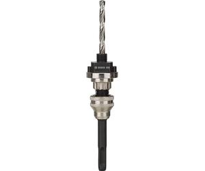 Bosch 1x Adaptador PRO Q-Lock Quick Change SDS plus p/Quick Change | para Tubos y perfiles metálicos, Plásticos, Ø 6,35 mm, Professional Accesorios Martillo perforador