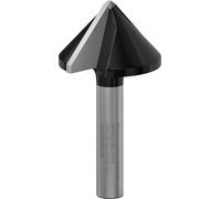 Bosch 1 fresa de ranura Pro V (para madera blanda, madera dura, diámetro de 31,8 mm, accesorio profesional, fresadora manual, enrutador de recorte)