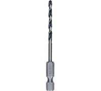 Bosch 1x Broca helicoidal HSS de metal con vástago de inserción hexagonal (para Acero, Metales no ferrosos, Ø 3,20 mm, Professional Accesorios Taladro/atornilladores perforadores)