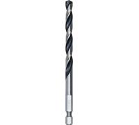 Bosch 1x Broca helicoidal HSS de metal con vástago de inserción hexagonal (para Acero, Metales no ferrosos, Ø 7,00 mm, Professional Accesorios Taladro/atornilladores perforadores)
