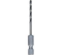 Bosch 1x Broca helicoidal HSS de metal con vástago de inserción hexagonal (para Acero, Metales no ferrosos, Ø 2,50 mm, Professional Accesorios Taladro/atornilladores perforadores)
