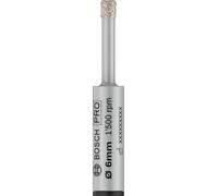 Bosch 1x Broca PRO Ceramic dry, vástago de inserción cilíndrico | para Baldosas, Baldosas de cerámica dura, Ø 6,00 mm, Professional Accesorios Taladro/atornilladores perforadores