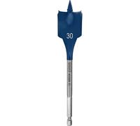 Bosch 1x Brocas fresadoras planas EXPERT Self Cut Speed (para Madera blanda, Aglomerado, Ø 30,00 mm, Professional Accesorios Taladro)