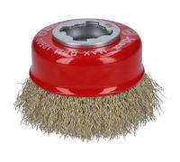 Bosch 1x Cepillo de vaso de alambre ondulado PRO Metal Clean, X-Lock | para Metales no ferrosos, Acero, Ø 75 mm, Professional Accesorios Amoladora pequeña